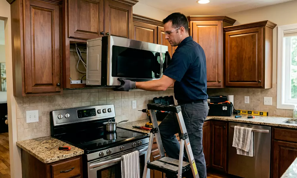 Microwave Installation in Athol, MA