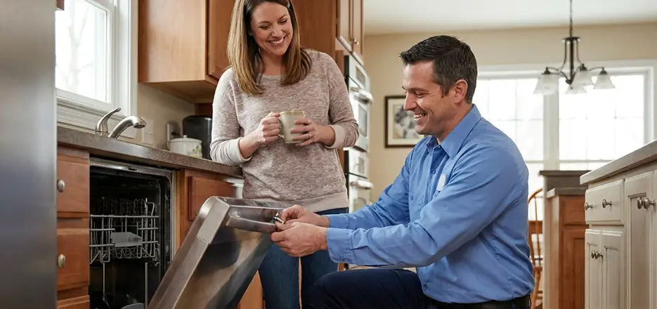 Dishwasher Latch Handle Replacement in Athol