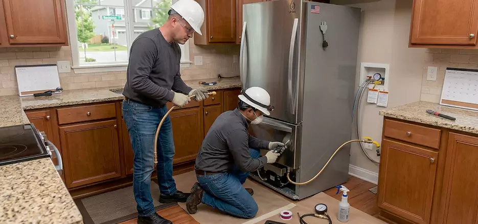 Propane Refrigerator Installation in Athol